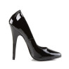 Devious DOMINA-420 Patent Pointed Toe Stiletto Heels Pumps