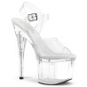 Pleaser ESTEEM-708 Clear Platform High Heeled Shoes