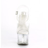 Pleaser ESTEEM-708 Clear Platform High Heeled Shoes