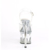 Pleaser ESTEEM-708 Clear Platform High Heeled Shoes