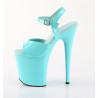 Pleaser FLAMINGO-809 Blue Platform Pole Dance High Heels