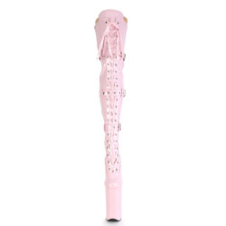 Pleaser BEYOND-3028 Rose Buckle Thigh High Boots