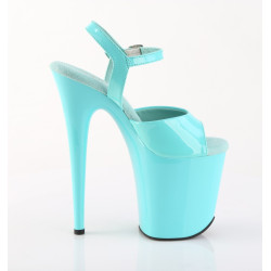 Pleaser FLAMINGO-809 Blue Platform Pole Dance High Heels
