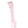 Pleaser BEYOND-3028 Rose Buckle Thigh High Boots