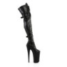 Pleaser BEYOND-3028 Vegan Buckle Thigh High Boots