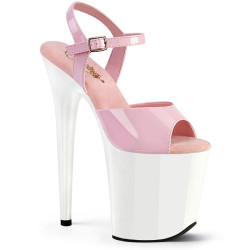 Pleaser FLAMINGO-809 Rose White Pole Dance High Heels