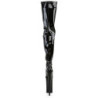 Pleaser BEYOND-4000 Black Platform Crotch High Boots