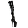 Pleaser BEYOND-4000 Black Platform Crotch High Boots