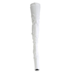Pleaser BEYOND-4000 White Patent Sale Women