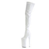 Pleaser BEYOND-4000 White Patent Sale Women