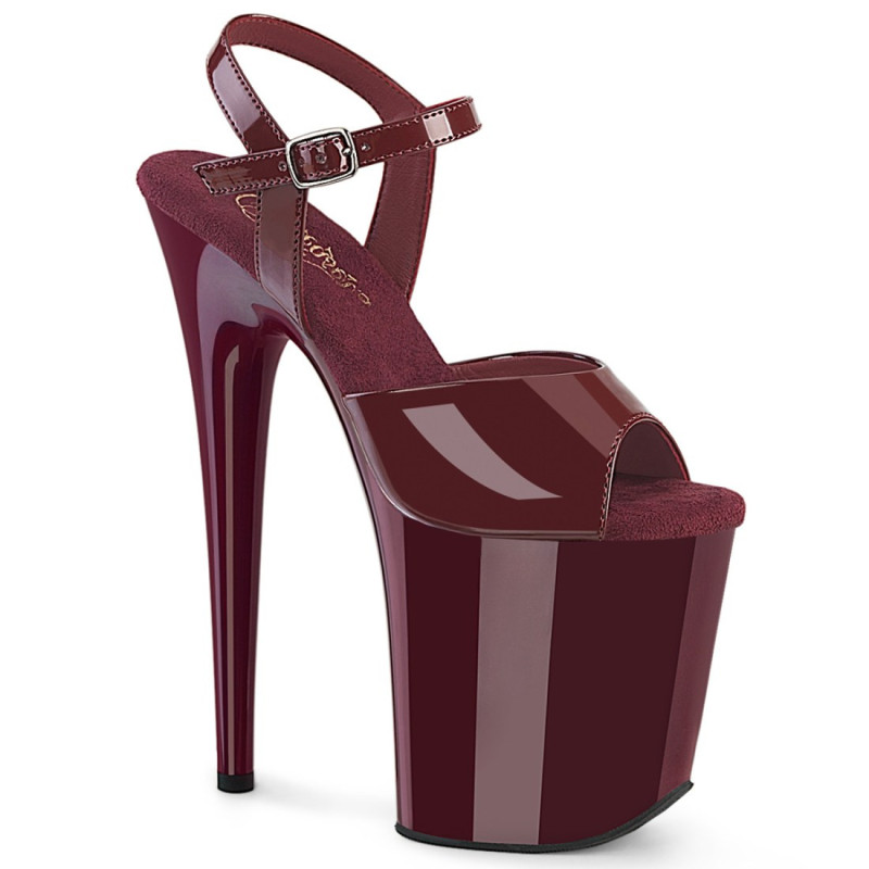 Pleaser FLAMINGO-809 Burgundy Pole Dance High Heels Shoes Pleaser FLAMINGO-809 Burgundy Pole Dance High Heels Shoes