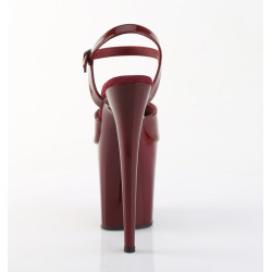 Pleaser FLAMINGO-809 Burgundy Pole Dance High Heels Shoes
