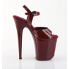 Pleaser FLAMINGO-809 Burgundy Pole Dance High Heels Shoes