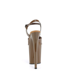 Pleaser FLAMINGO-809 Mocha Pole Dance High Heels Shoes