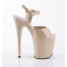 Pleaser FLAMINGO-809 Nude Pole Dance High Heels Shoes