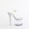 Pleaser FLAMINGO-809 Orange Pole Dance High Heels Shoes