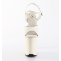 Pleaser FLAMINGO-809 White Pole Dance High Heels Shoes