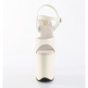 Pleaser FLAMINGO-809 White Pole Dance High Heels Shoes