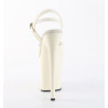 Pleaser FLAMINGO-809 White Pole Dance High Heels Shoes