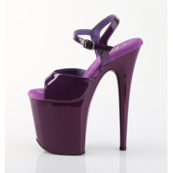 Pleaser FLAMINGO-809 Purple Pole Dance High Heels Shoes