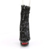 Pleaser BLONDIE-R-1008 Black Sequins Black-Red Sale