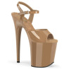 Pleaser FLAMINGO-809 Toffee Pole Dance High Heels Shoes