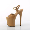 Pleaser FLAMINGO-809 Toffee Pole Dance High Heels Shoes