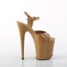 Pleaser FLAMINGO-809 Toffee Pole Dance High Heels Shoes