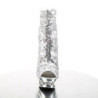 Pleaser BLONDIE-R-1008 Silver Sequins Chrome Sale Women