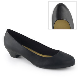 Pleaser Pink Label GWEN-01 Black Vegan Men Pumps