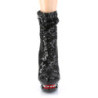 Pleaser BLONDIE-R-1009 Black Sequins Black-Red Sale