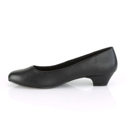 Pleaser Pink Label GWEN-01 Black Vegan Men Pumps