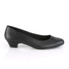 Pleaser Pink Label GWEN-01 Black Vegan Men Pumps
