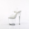 Pleaser NAUGHTY-808 White Insole Pole Dance High Heels