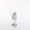 Pleaser NAUGHTY-808 White Insole Pole Dance High Heels