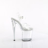 Pleaser NAUGHTY-808 White Insole Pole Dance High Heels