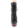 Pleaser BLONDIE-R-1020 Black Sequins Black-Red Sale