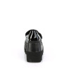 Demonia SHAKER-23 Black Patent Platform Wedge Pumps