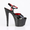 Pleaser SKY-309 Glitter Platform High Heels Disco Shoes