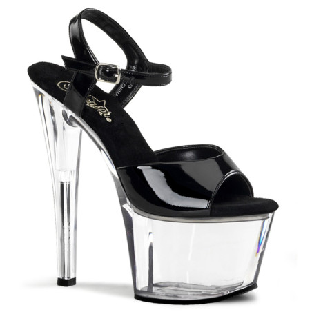 Pleaser SKY-309 Clear Platform High Heels Disco Shoes