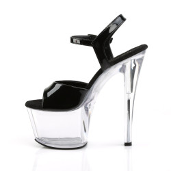 Pleaser SKY-309 Clear Platform High Heels Disco Shoes