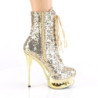 Pleaser BLONDIE-R-1020 Gold Sequins Chrome Sale Women