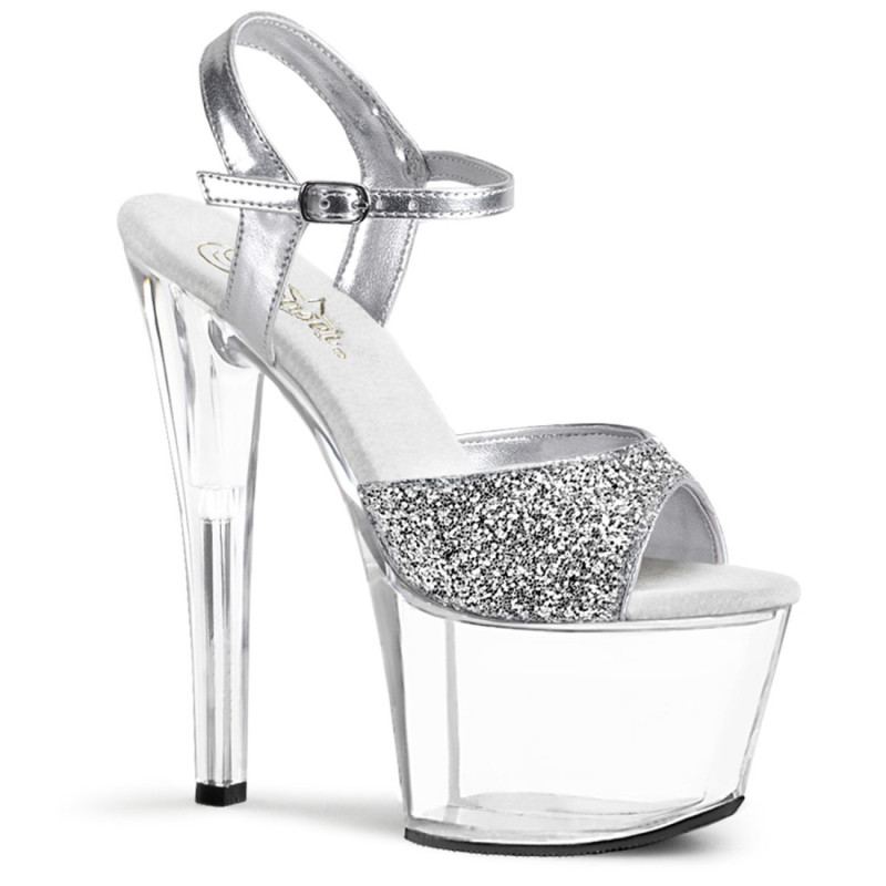 Pleaser SKY-310 Clear Platform High Heel Pole Dance Shoes Pleaser SKY-310 Clear Platform High Heel Pole Dance Shoes