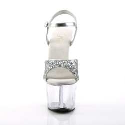 Pleaser SKY-310 Clear Platform High Heel Pole Dance Shoes