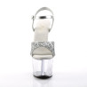Pleaser SKY-310 Clear Platform High Heel Pole Dance Shoes