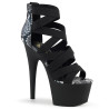 Pleaser ADORE-748SP Black Snake Print Patent Sale Women