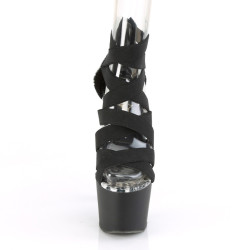 Pleaser ADORE-748SP Black Snake Print Patent Sale Women
