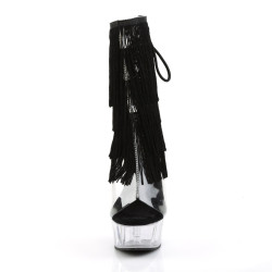 Pleaser DELIGHT-1017TF Transparent Black Sale Women