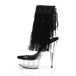 Pleaser DELIGHT-1017TF Transparent Black Sale Women