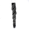 Pleaser DELIGHT-3065 Black Vegan Suede Silver Sale Women